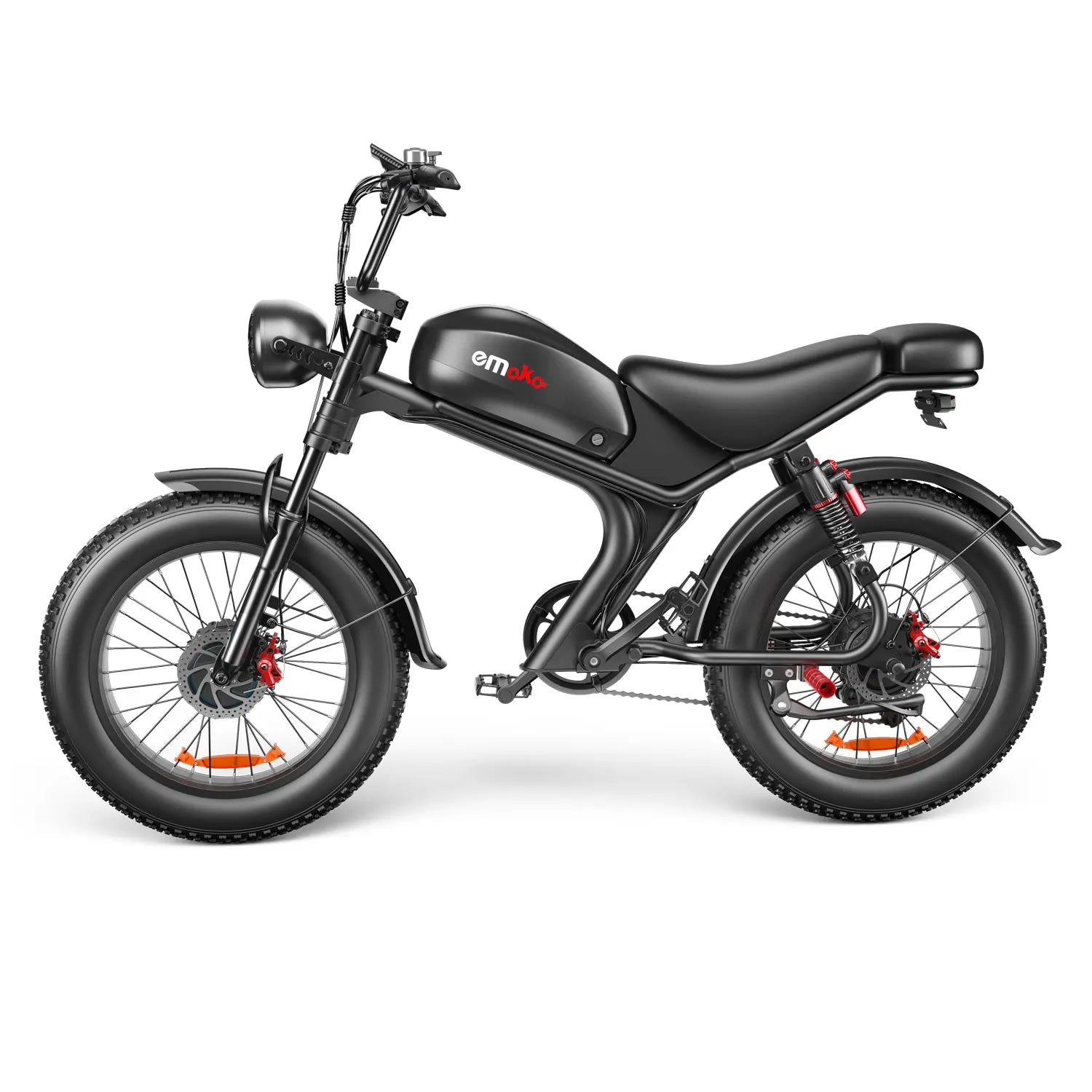 Emoko C93 Electric Bike 2000W (2x1000W) 48V 23Ah Battery 20" Fat Tire E-Mountain Bike