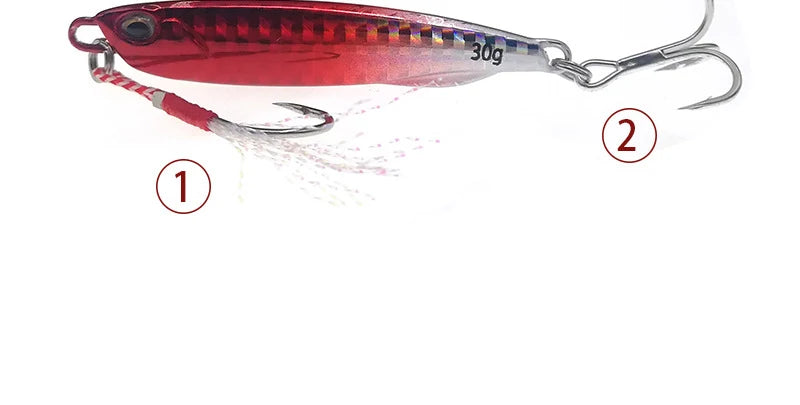 Metal Cast Jig Spoon Fishing Lure