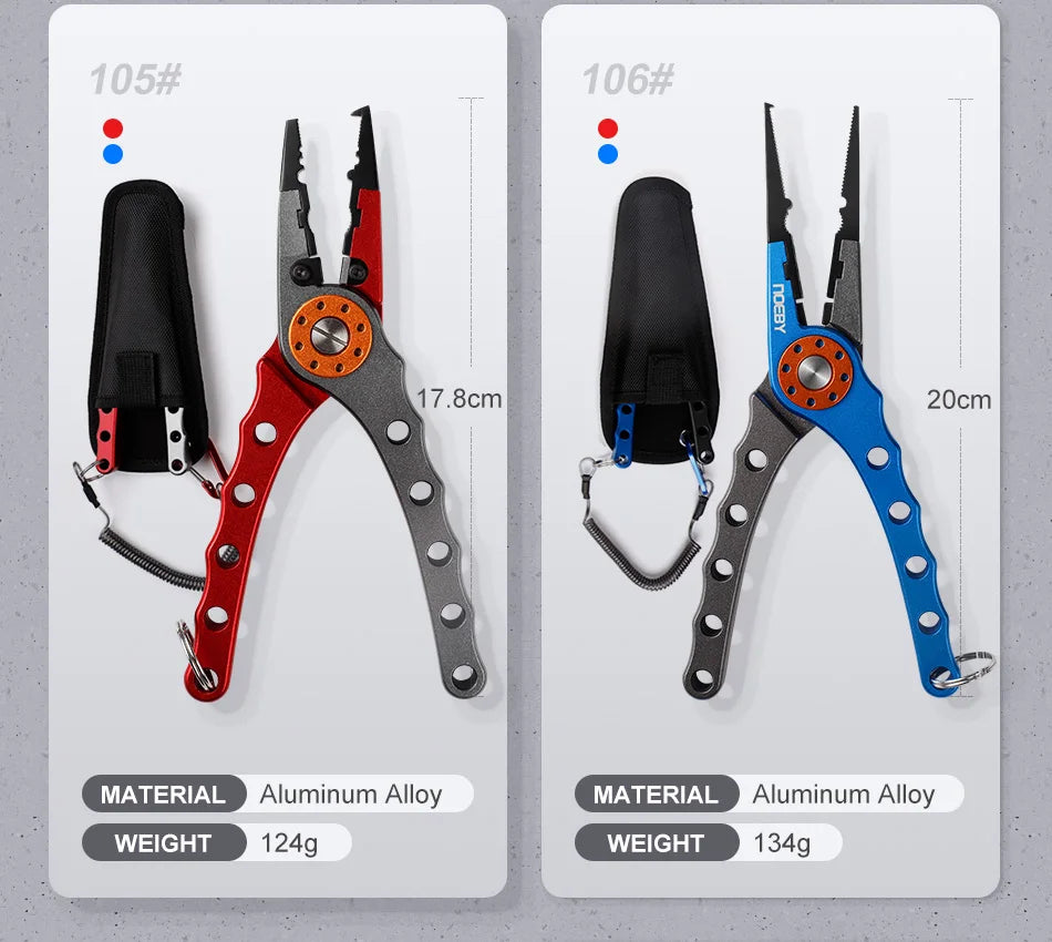 NOEBY Stainless Steel Fishing Pliers