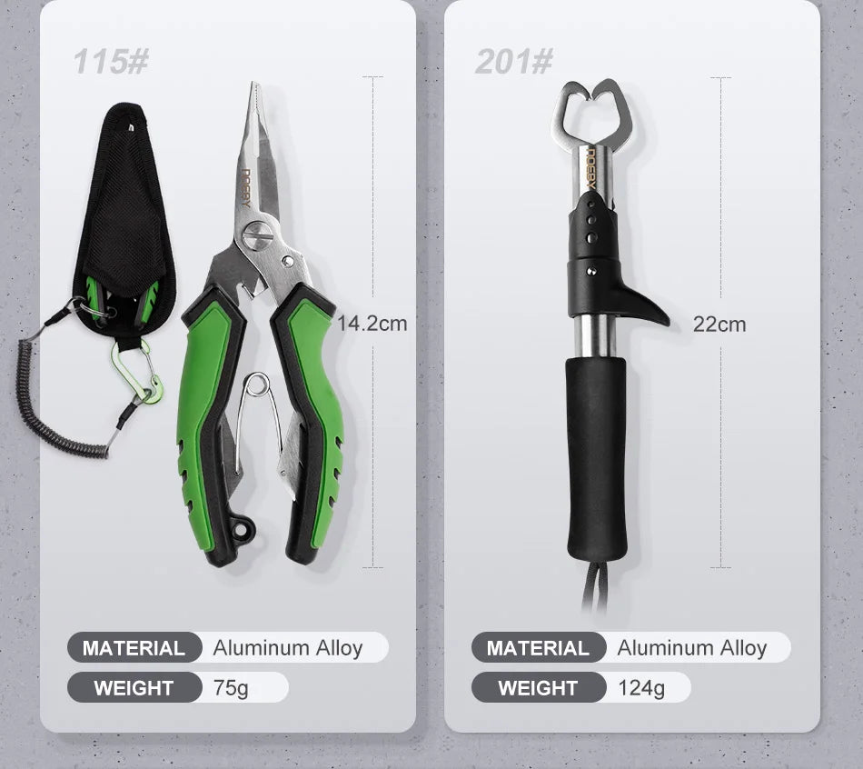 NOEBY Stainless Steel Fishing Pliers