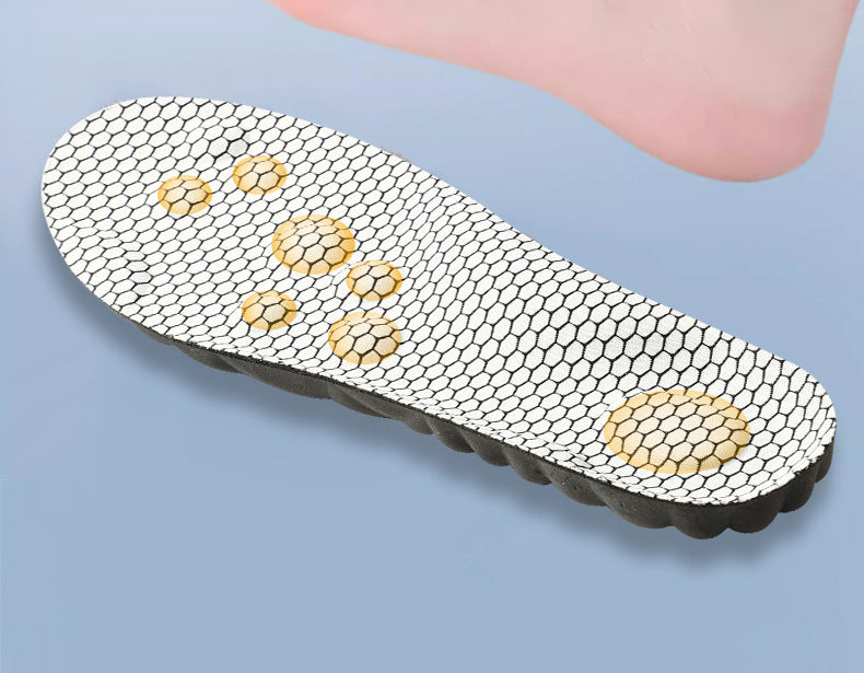 Graphene Latex Sport Insoles | Breathable Arch Support Orthotic Cushion Pads