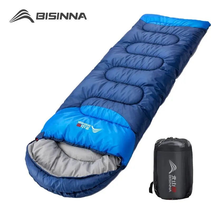 BISINNA Ultralight Waterproof Sleeping Bag | Winter Warm Envelope Backpacking Bag for Camping, Hiking & Travel