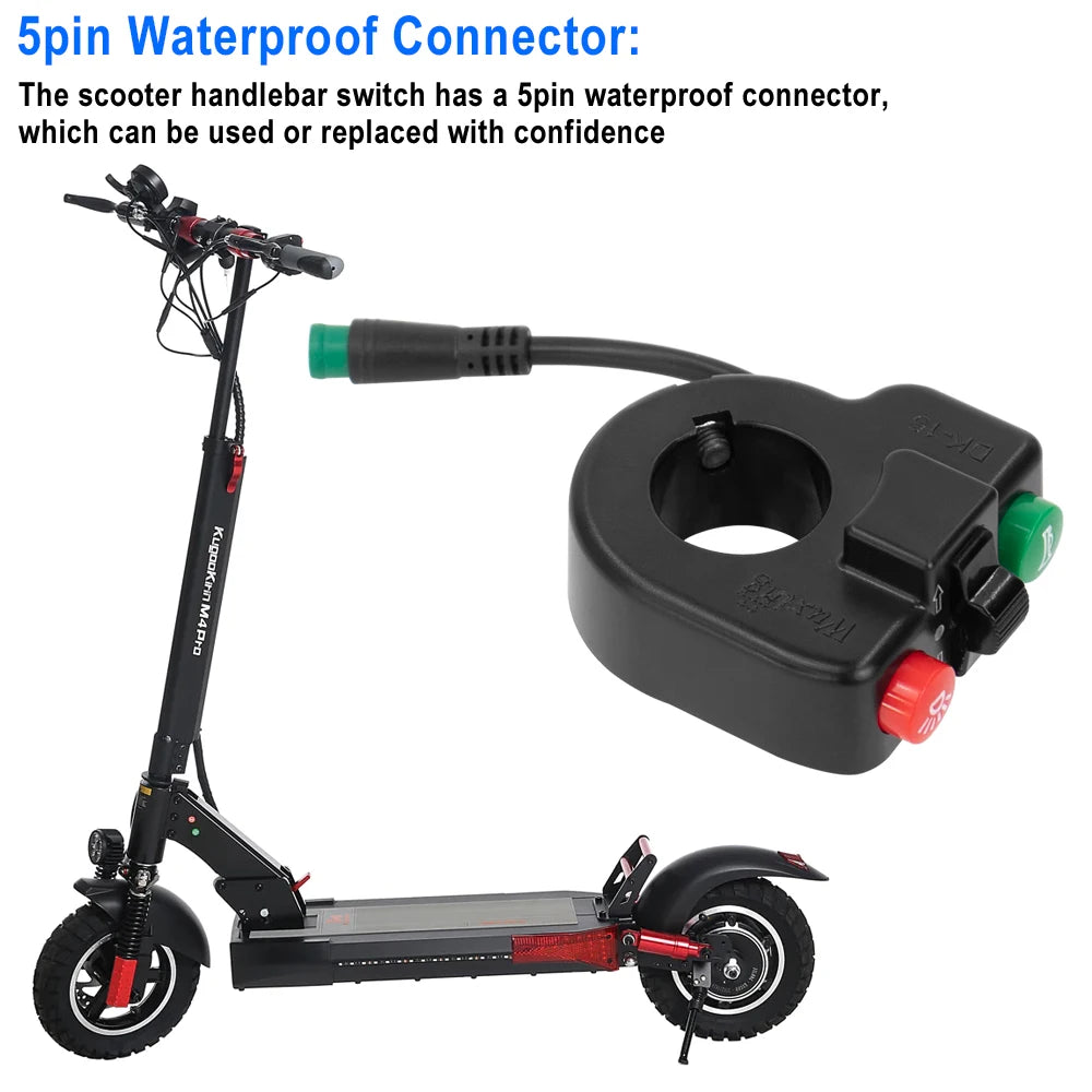 KUGOO M4/M4 Pro 5-Pin Waterproof Handlebar Switch