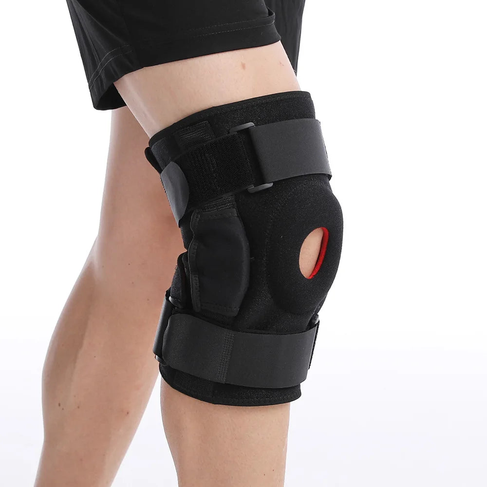 Adjustable Orthopedic Knee Support Brace with Open Patella