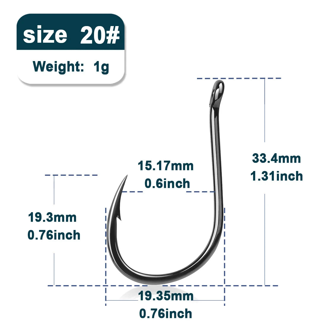 9KM 50–200pcs Strong Circle Carp Fishing Hooks Saltwater