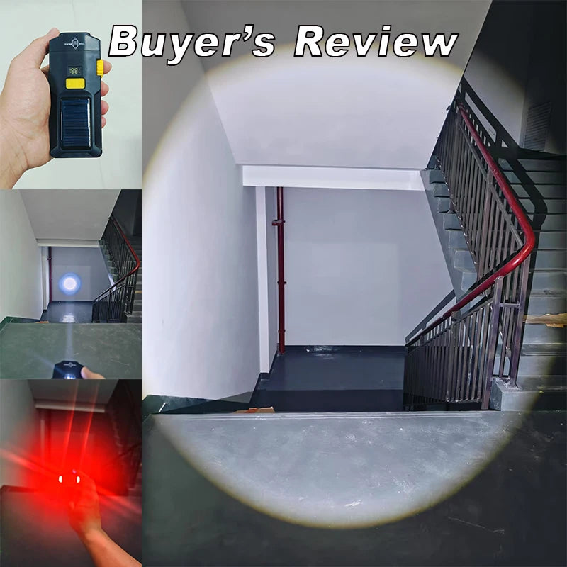 000mAh 2000LM Solar Powered Bike Light