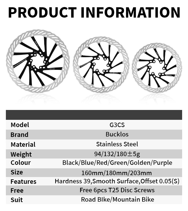 BUCKLOS MTB Bike Rotor