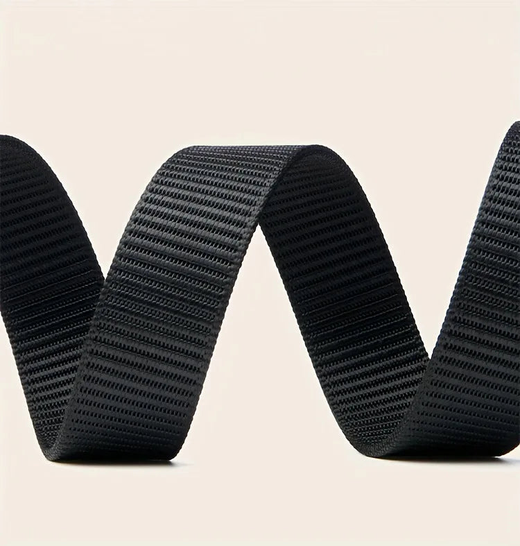 Automatic Buckle Tactical Belt | Durable Canvas Waist Belt for Men Outdoor, Hunting, Training, Casual Wear