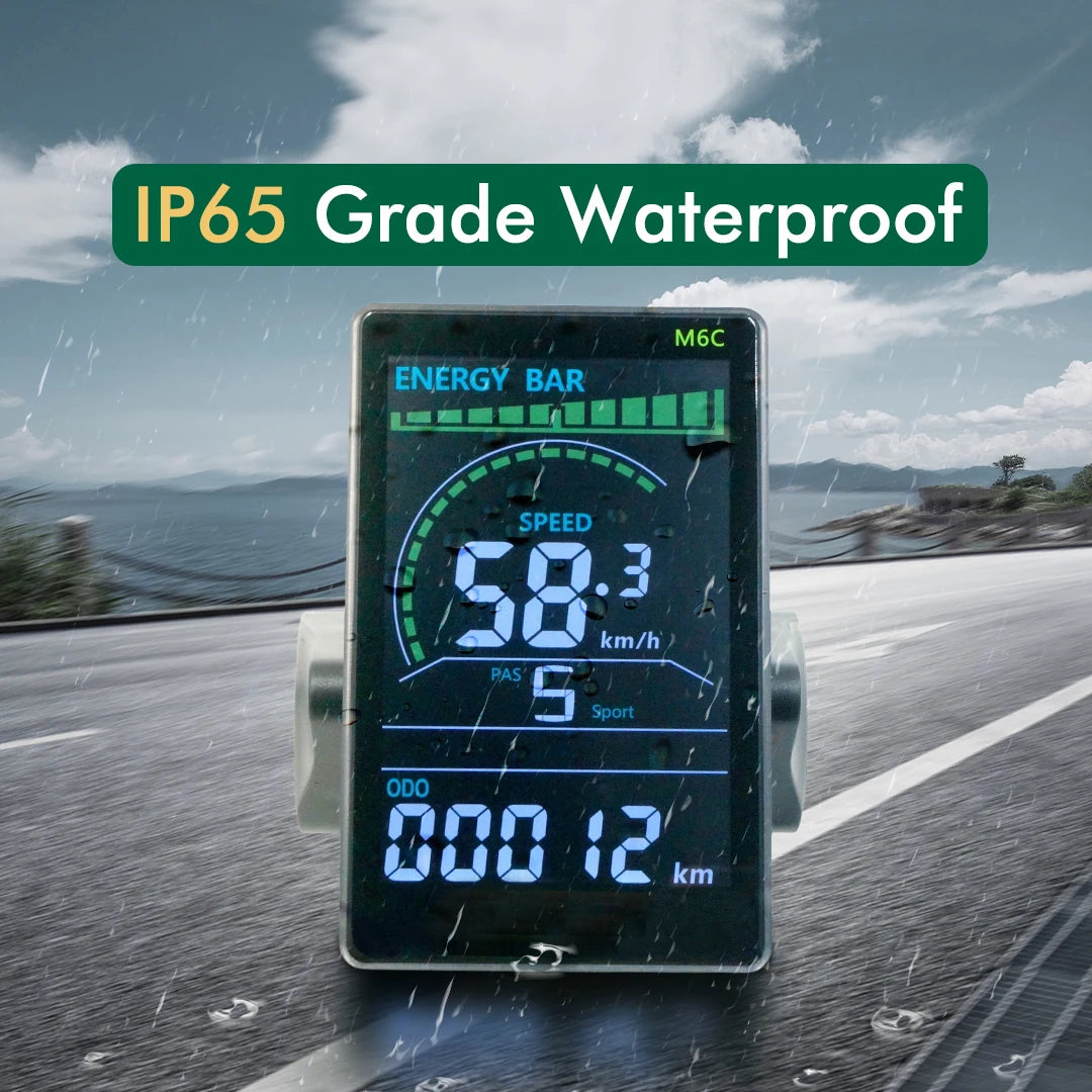 UART2 M6C Electric Bike Speedometer