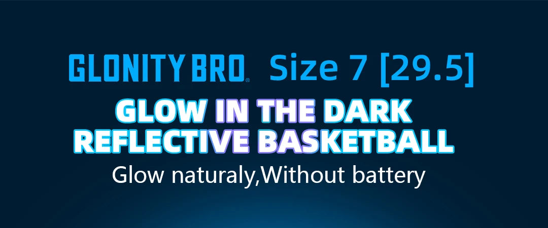 Luminous Night Basketball | Size 5/6/7 Glow in the Dark Composite Leather Ball for Indoor & Outdoor Play