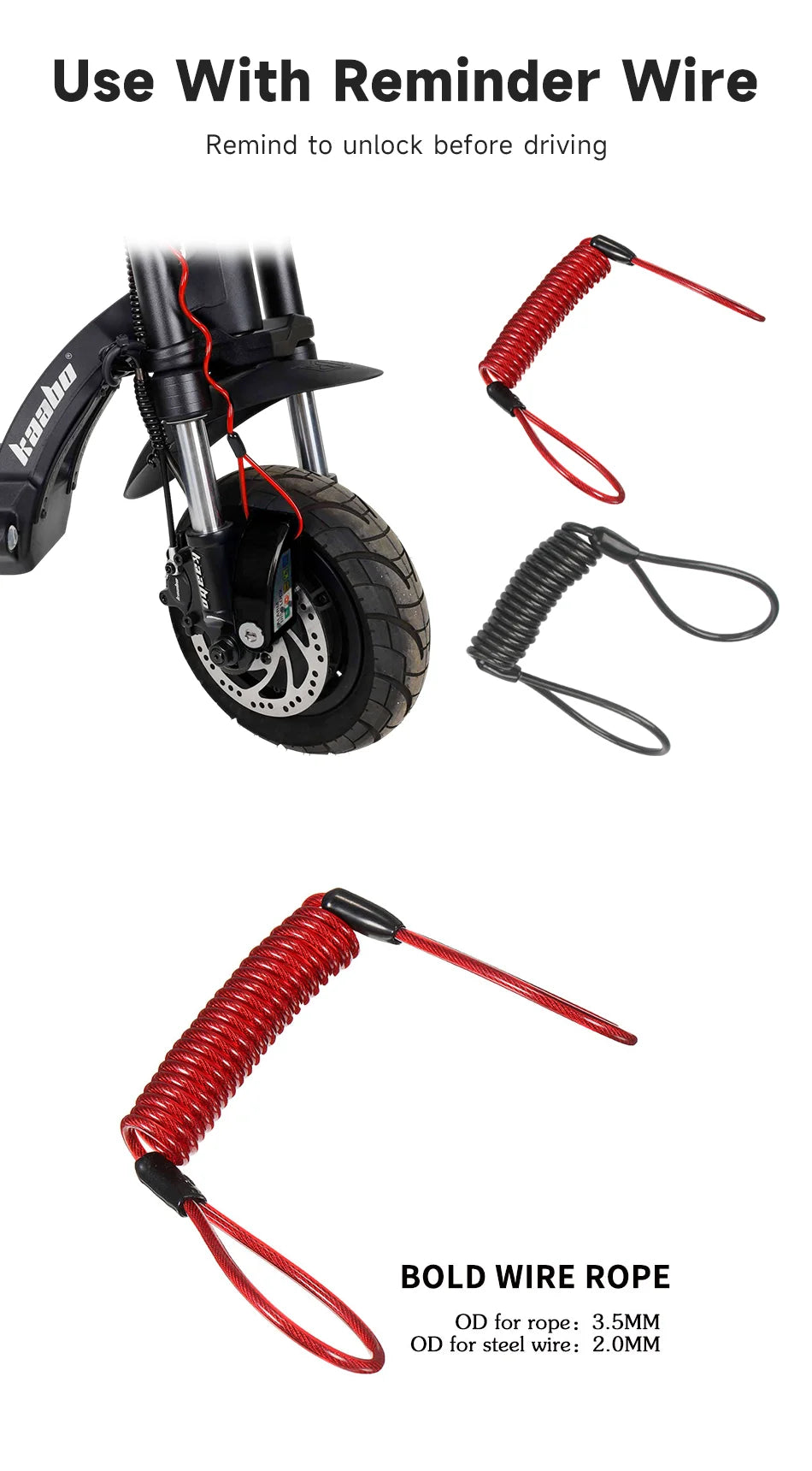 Waterproof Alarm Disc Lock – Metal Anti-Theft Brake Lock