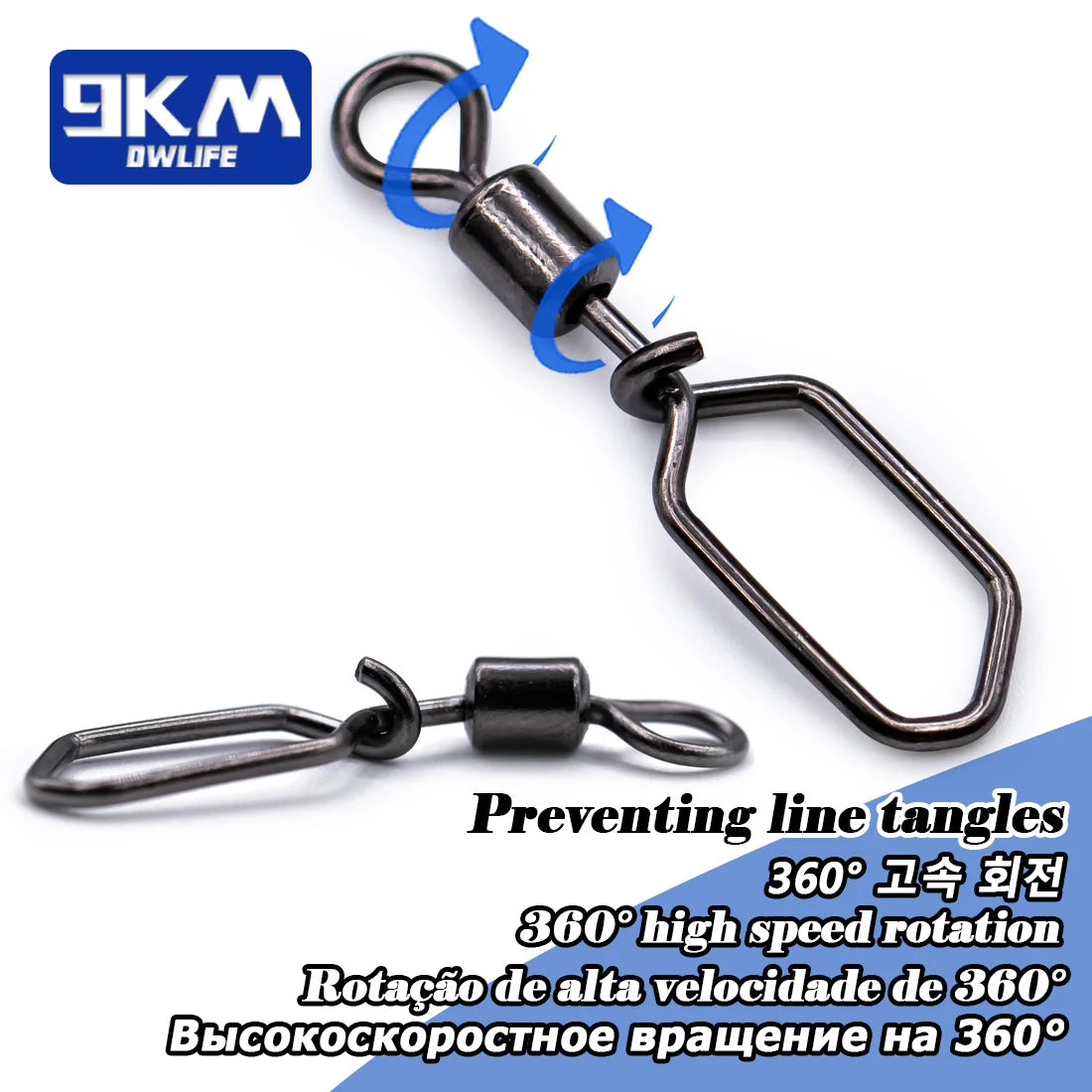 Fishing Swivels with Snap