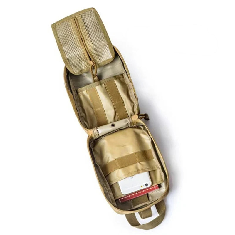 Hunting EDC  First Aid Pouch | Survival Waist Pack Emergency Medical Kit Bag