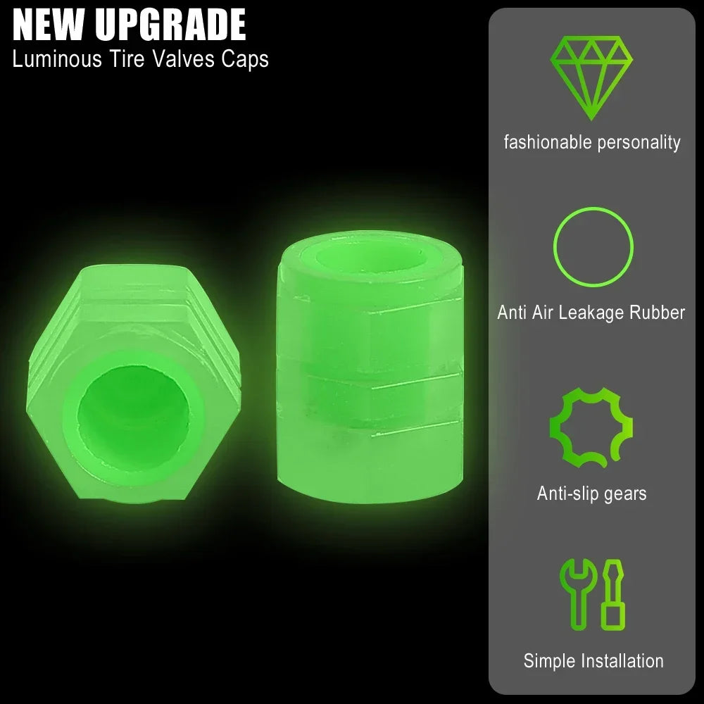 Luminous Tire Valve Caps