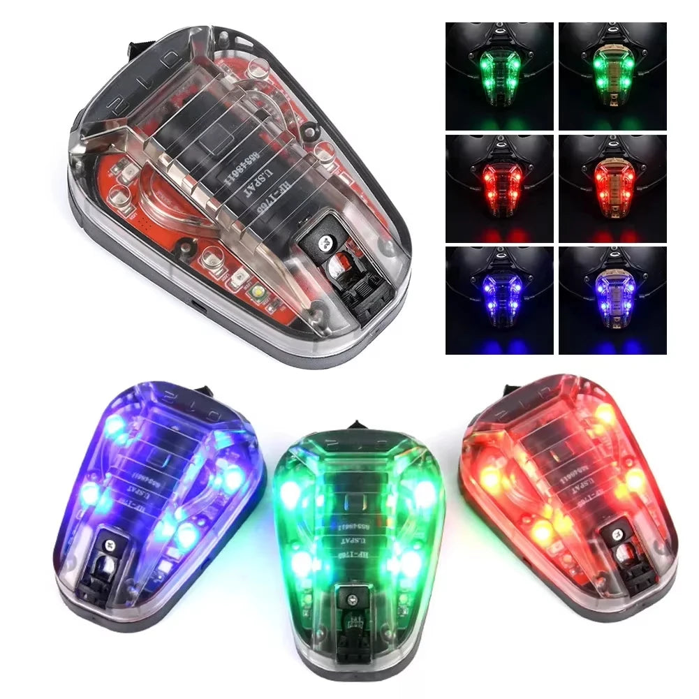 Tactical Helmet Signal Light | Waterproof Strobe Safety Lamp for Hiking, Hunting, Survival, and Outdoor Gear