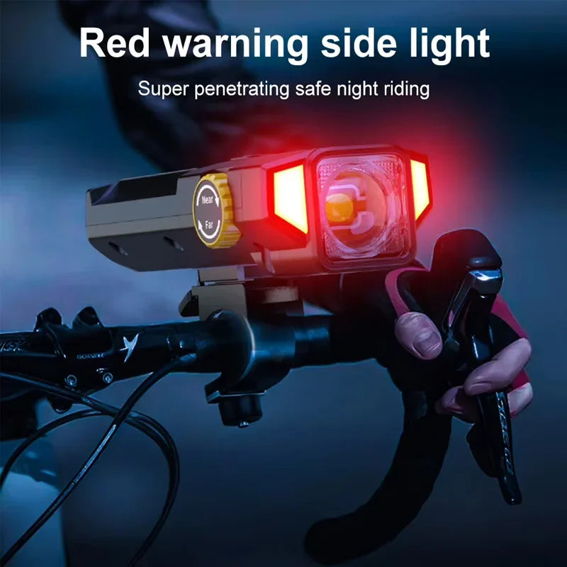 000mAh 2000LM Solar Powered Bike Light
