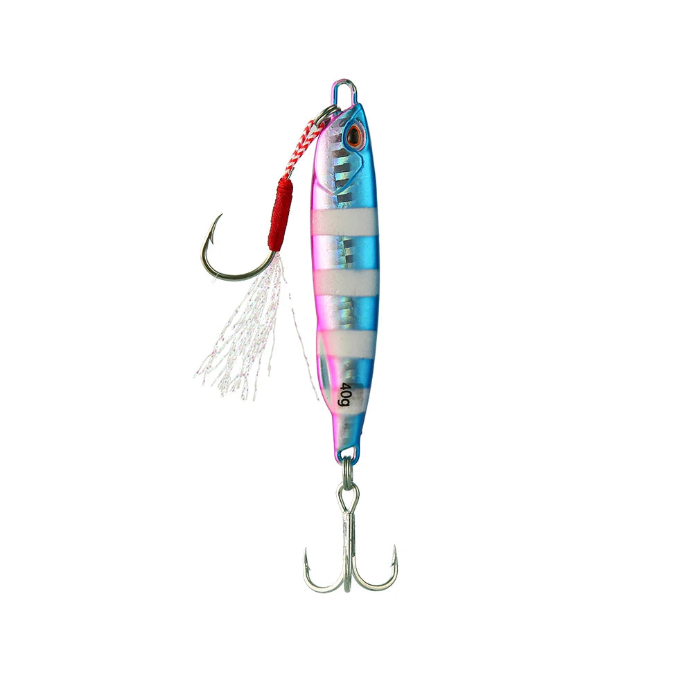 Metal Cast Jig Spoon Fishing Lure