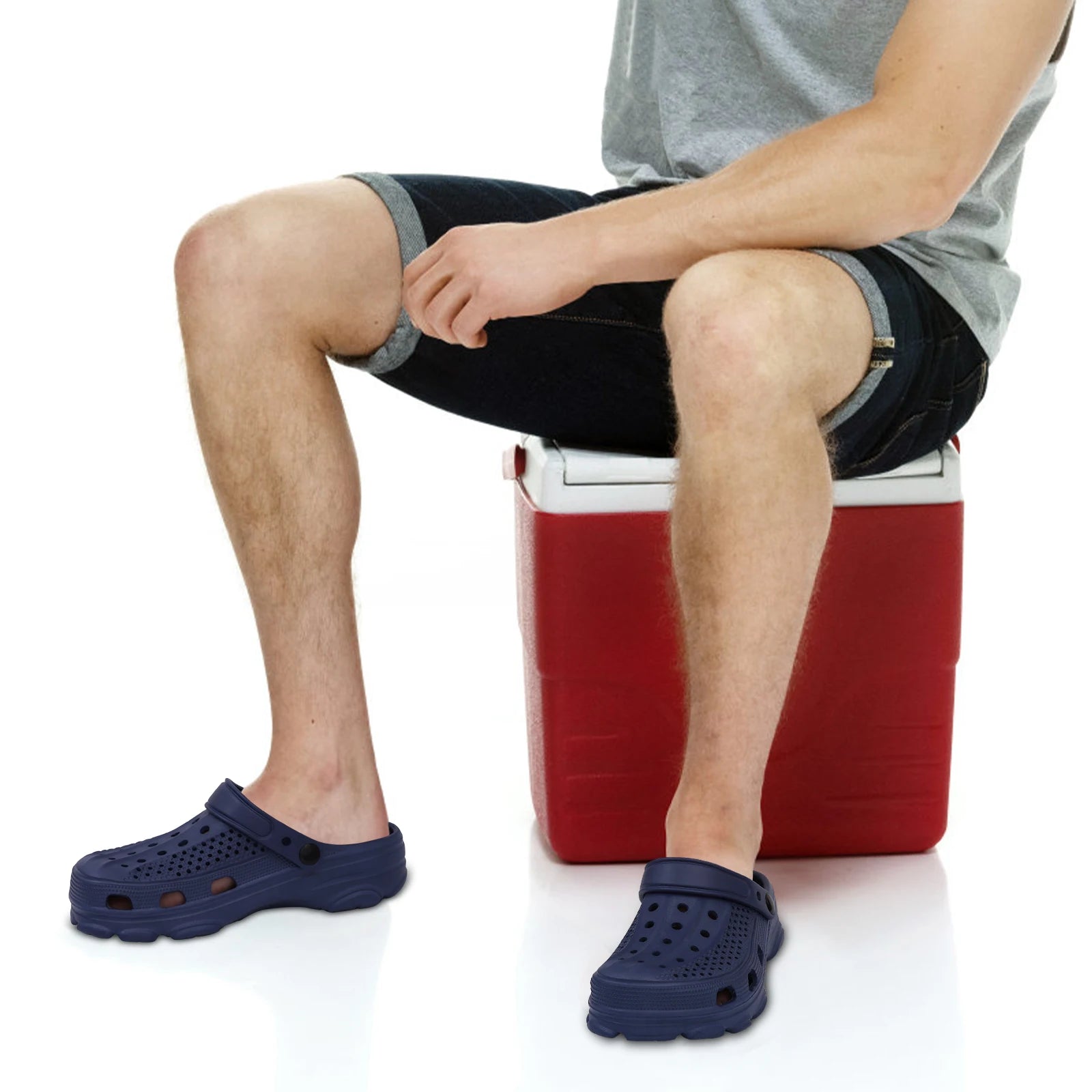 Pallene Men’s Clogs Sandals Non-Slip Breathable Casual Outdoor Beach Shoes