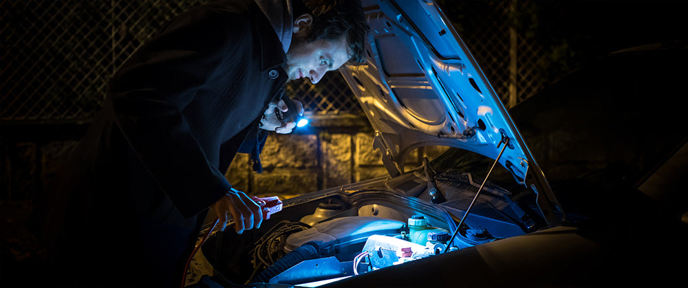 2-in-1 UV Flashlight | Rechargeable Zoomable LED Blacklight Torch for Pet Urine & Stain Detection