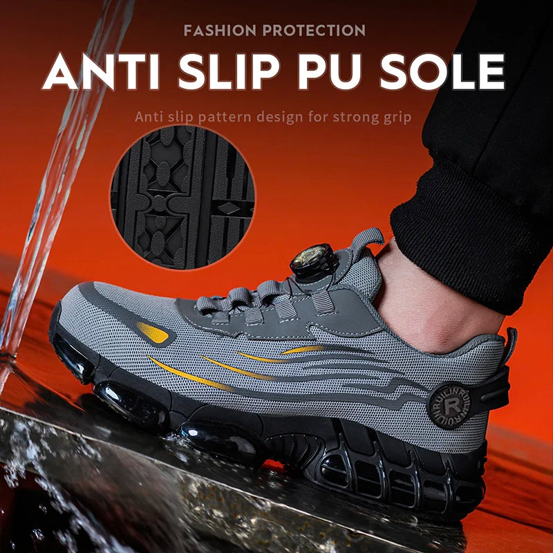 Indestructible Steel Toe Safety Shoes