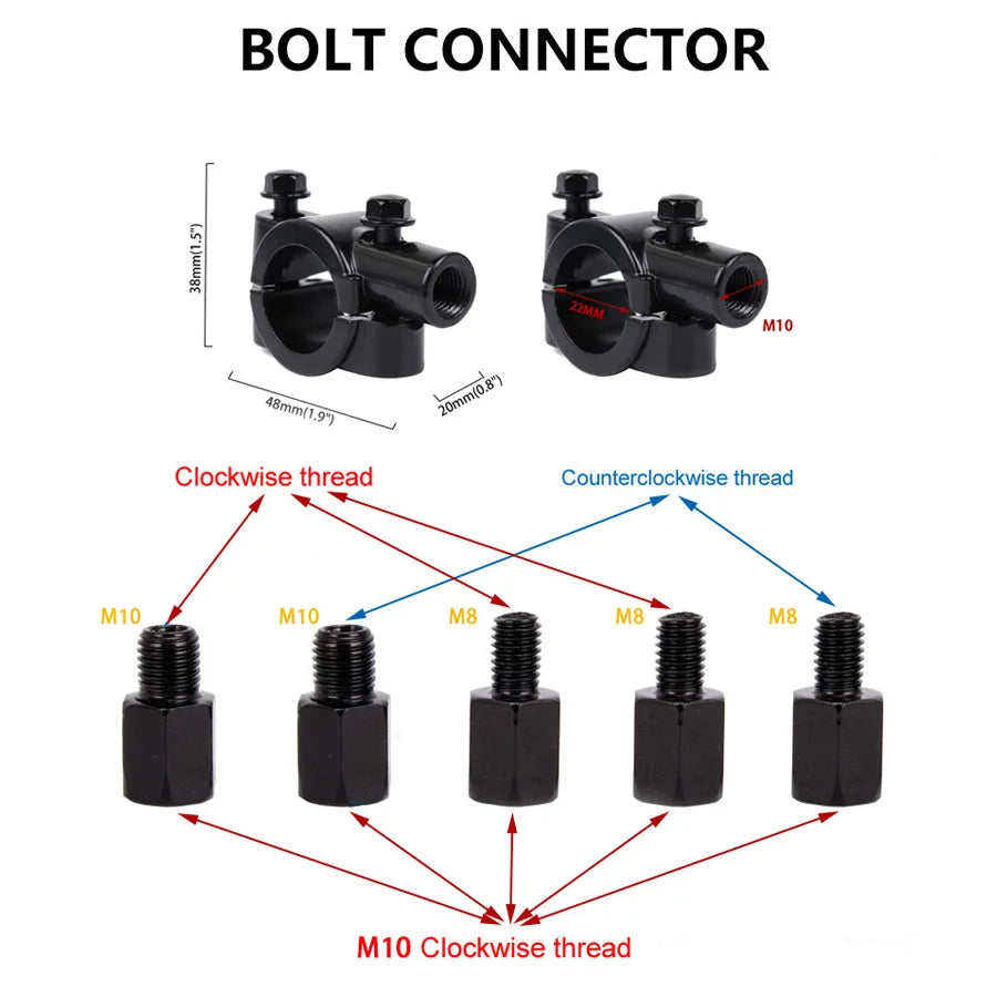 Universal Foldable Motorcycle Rear View Mirror