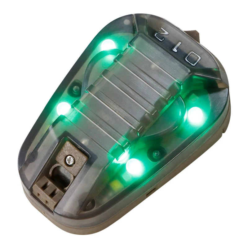 Tactical Helmet Signal Light | Waterproof Strobe Safety Lamp for Hiking, Hunting, Survival, and Outdoor Gear