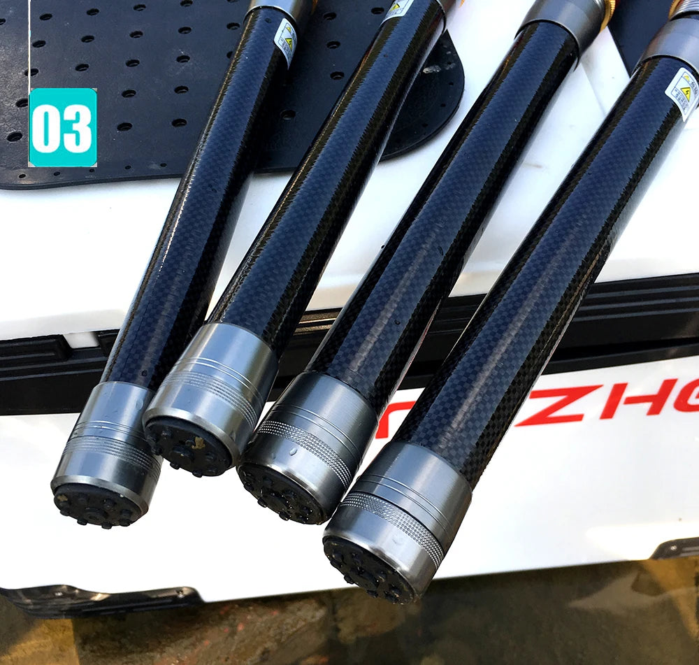 Carbon Fiber Telescopic Fishing Rod & Spinning Reel Combo