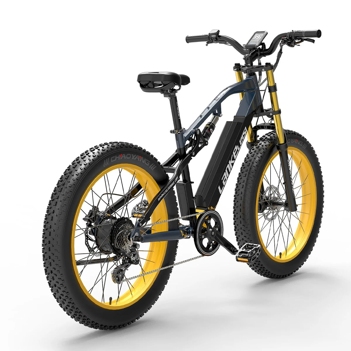 LANKELEISI RV700 Electric Bike 1000W 48V 16Ah Hybrid Cruiser Mountain City E-Bike