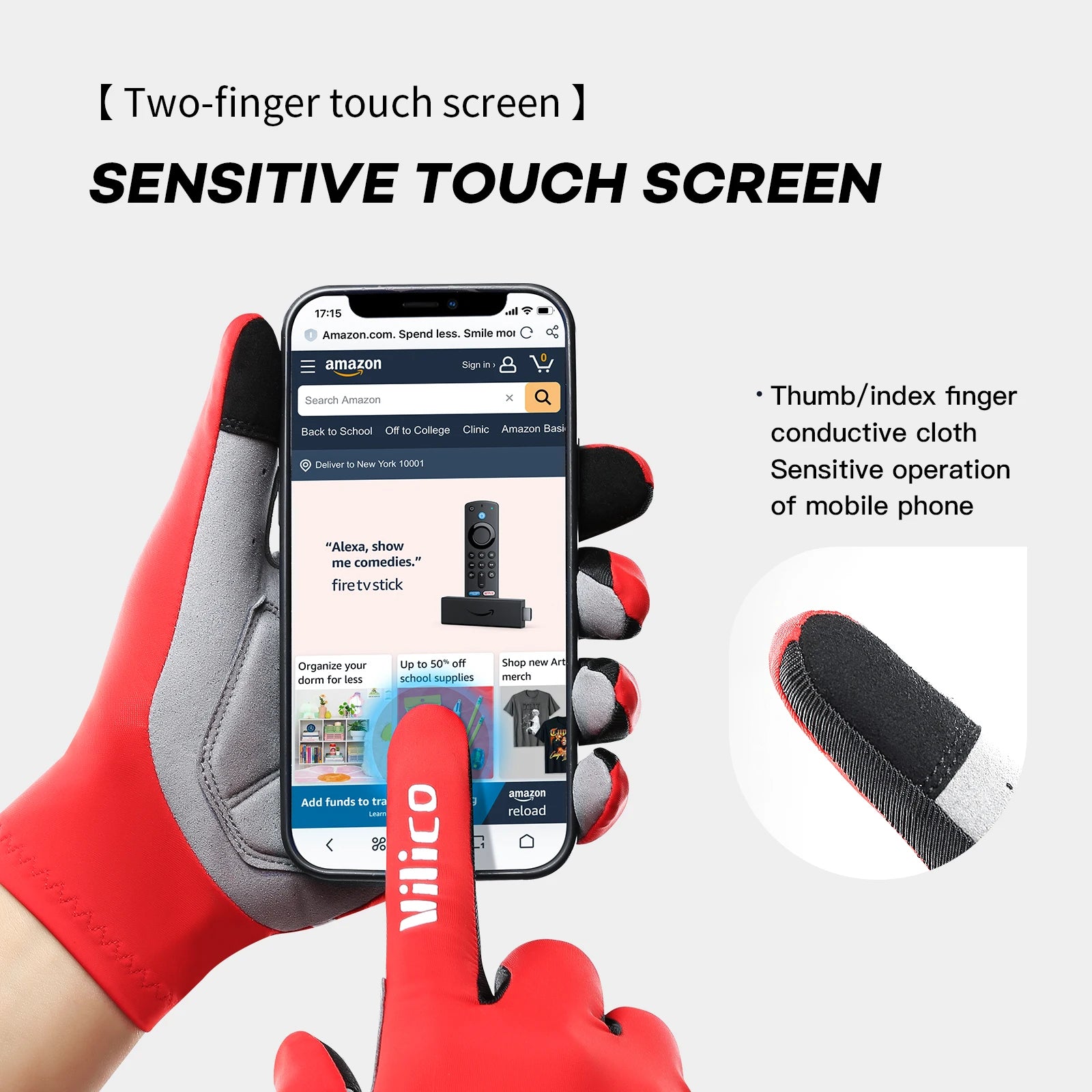 Touch Screen Cycling Gloves