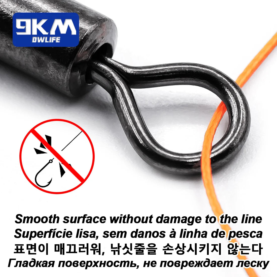 Fishing Swivels with Snap