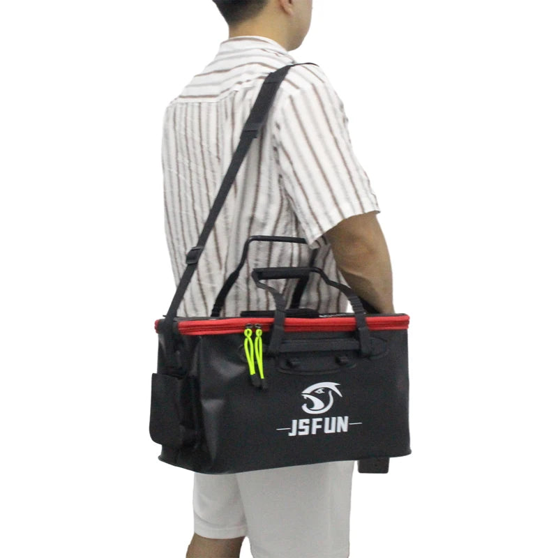 Folding EVA Fishing Bucket | Thickened Live Fish Storage Tank | Portable Outdoor Live Fish Container