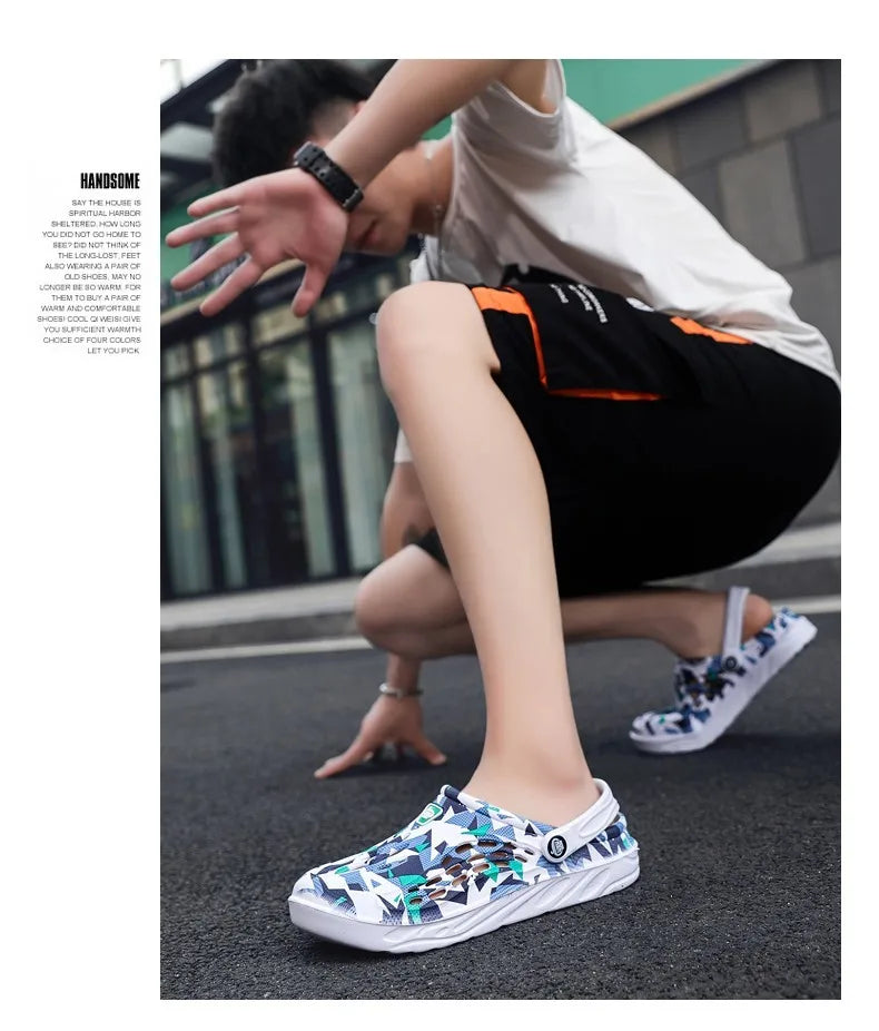Men’s EVA Summer Sandals – Lightweight Casual Clogs
