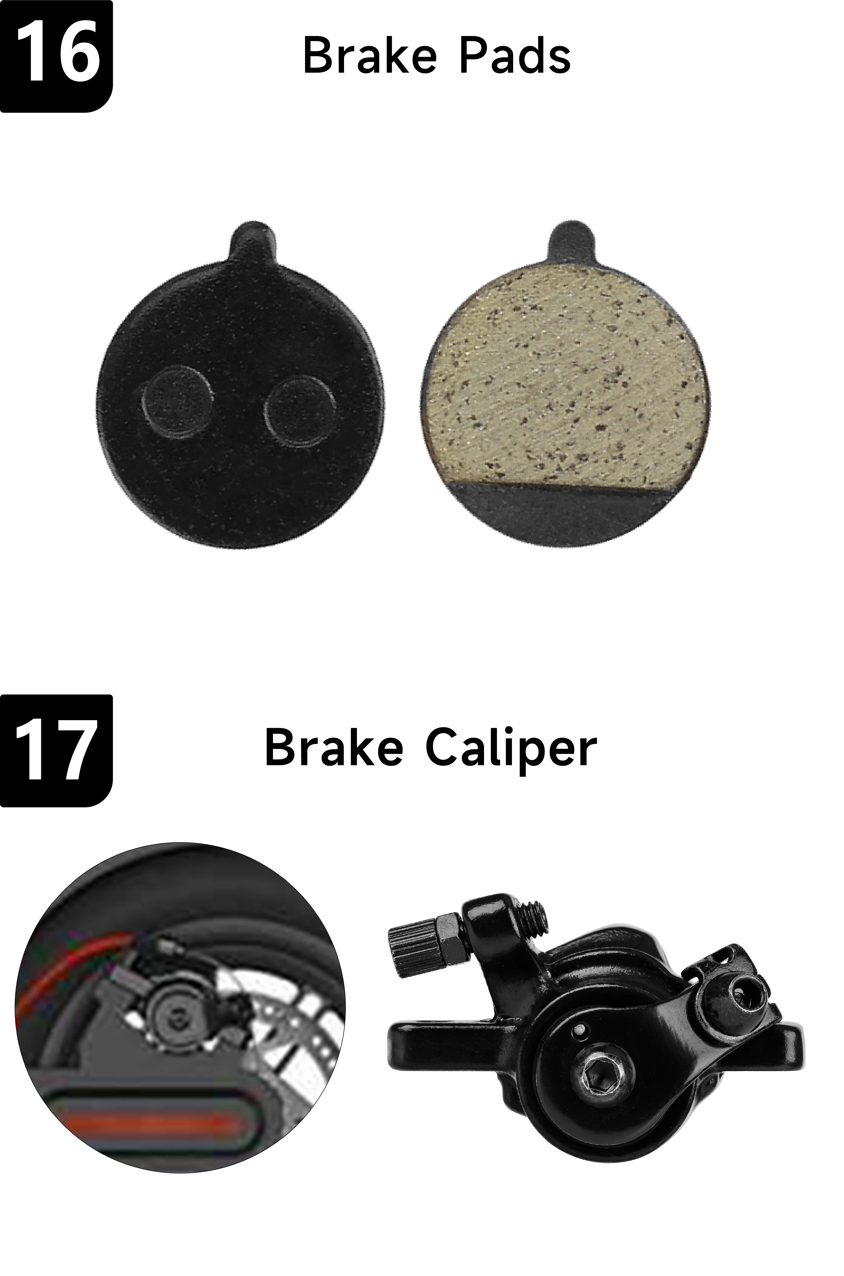 Electric Scooter Replacement Accessories