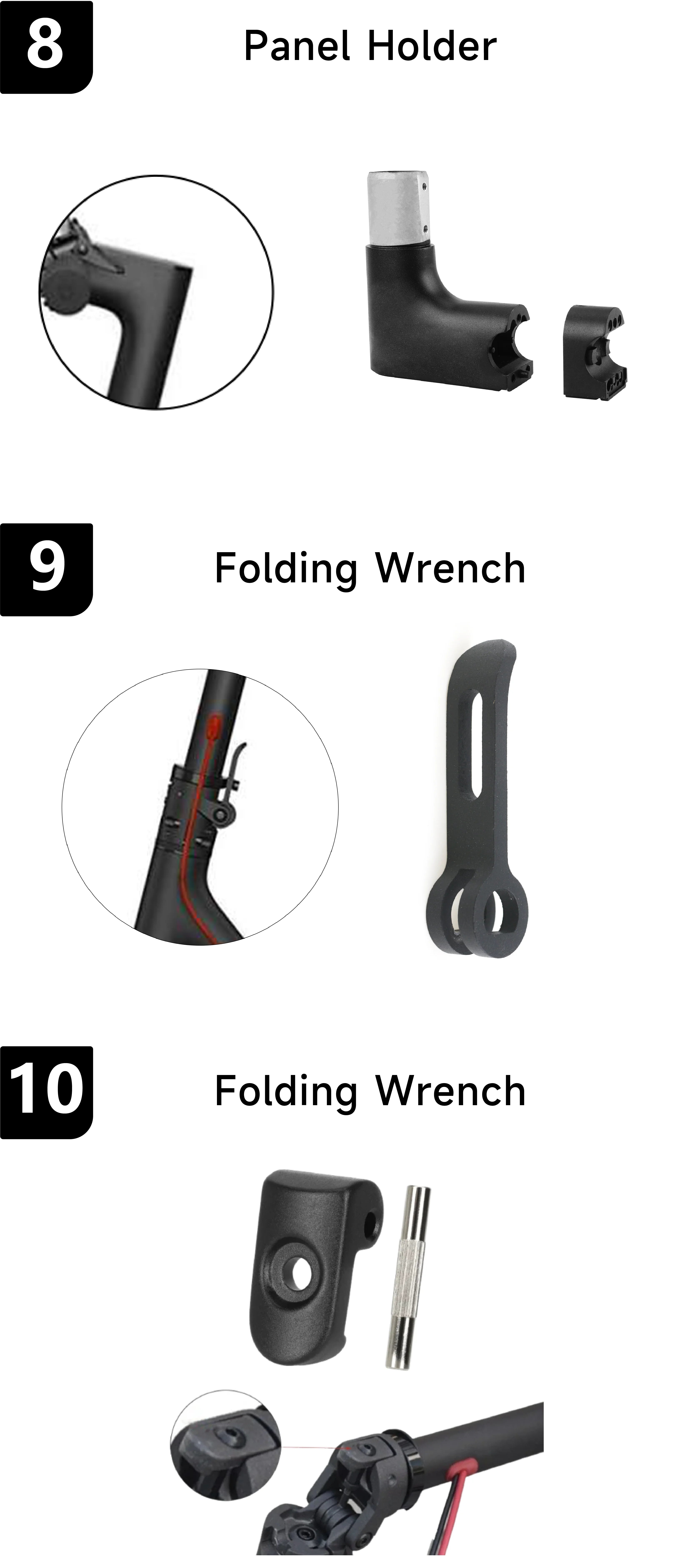 Spare Repair Accessories