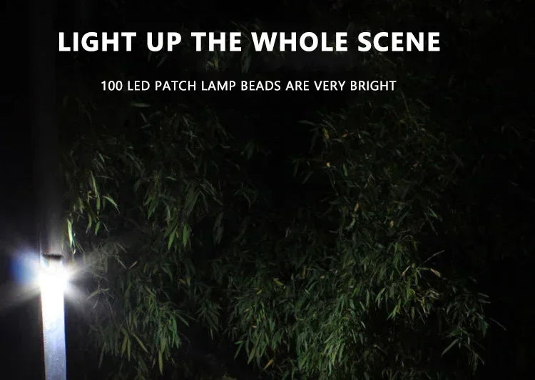 Solar Motion Sensor Wall Lights – 100 LED Outdoor Security Lamps