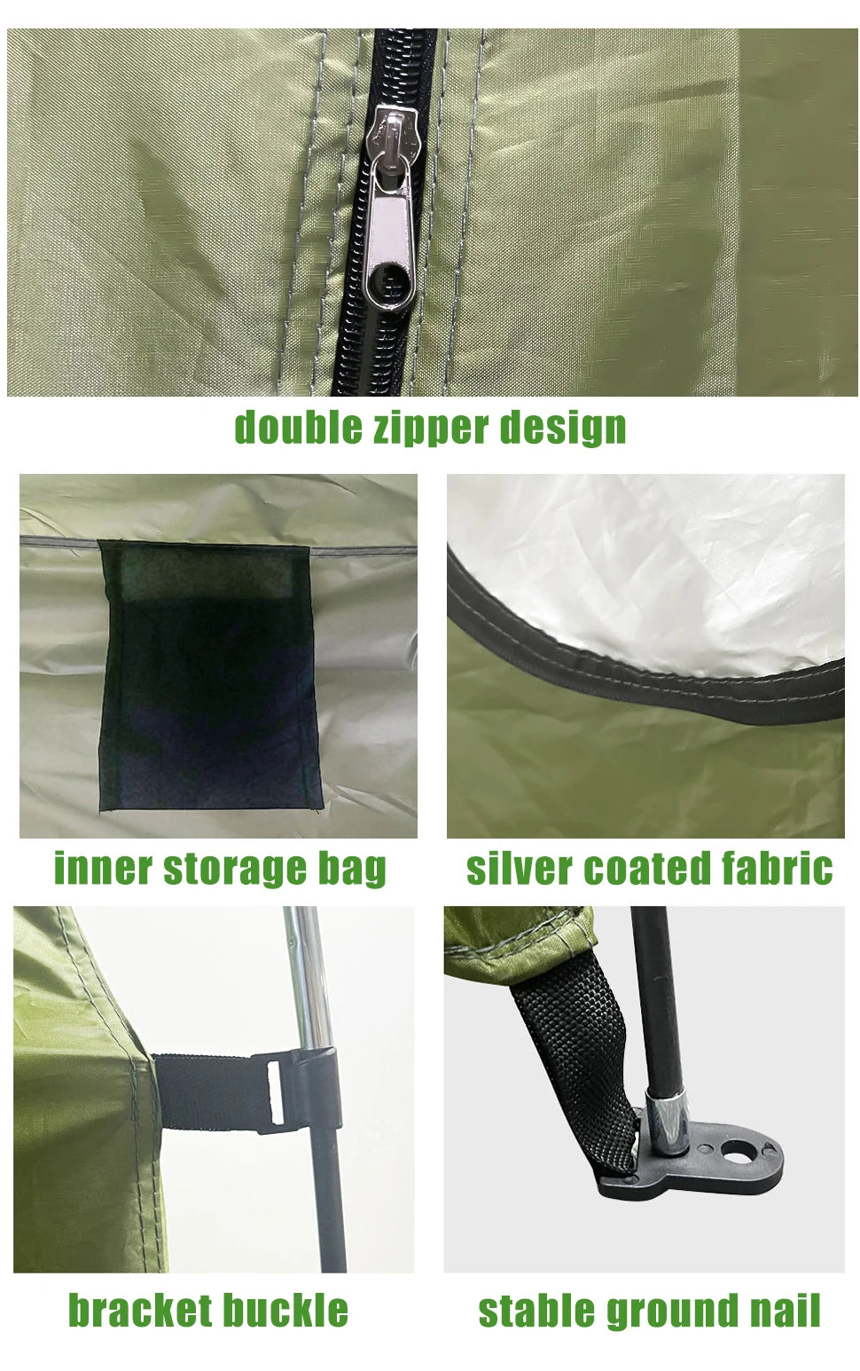Westtune Portable Privacy Shower Tent Waterproof Outdoor Changing Room