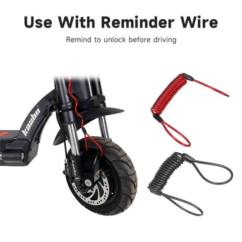 Waterproof Alarm Disc Lock – Metal Anti-Theft Brake Lock