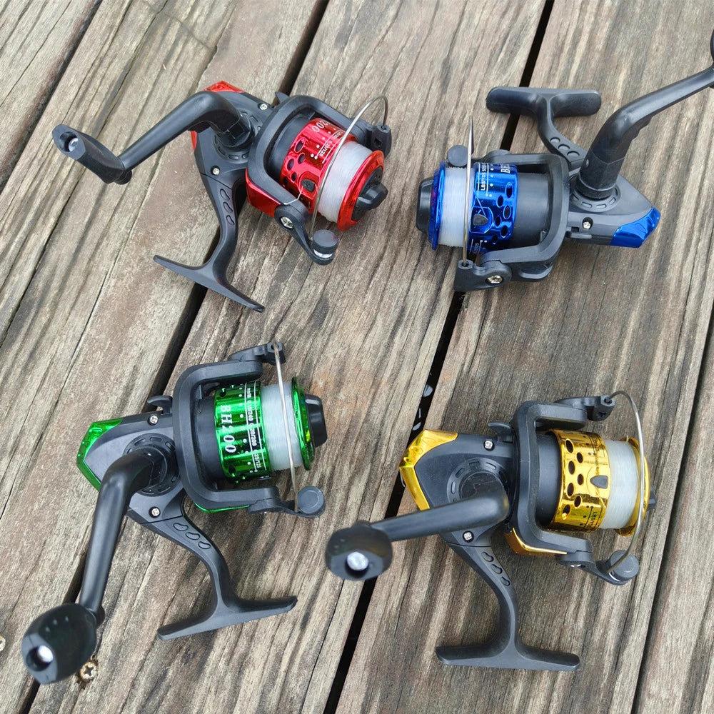 Santa King Fishing Rod Reel Combo Kit | Telescopic Travel Fishing Pole with Spinning Reel, Baits & Hooks