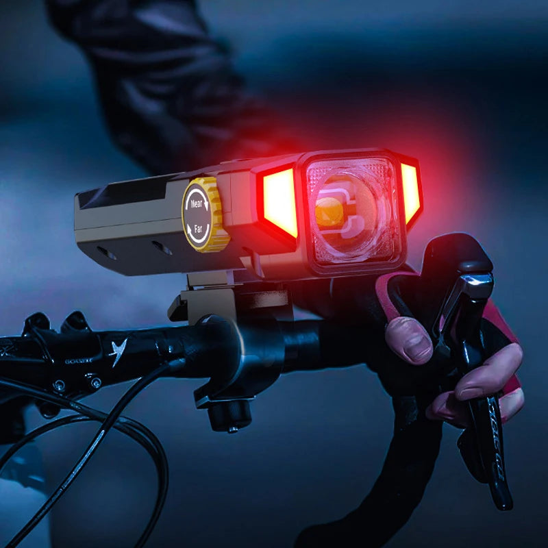 000mAh 2000LM Solar Powered Bike Light