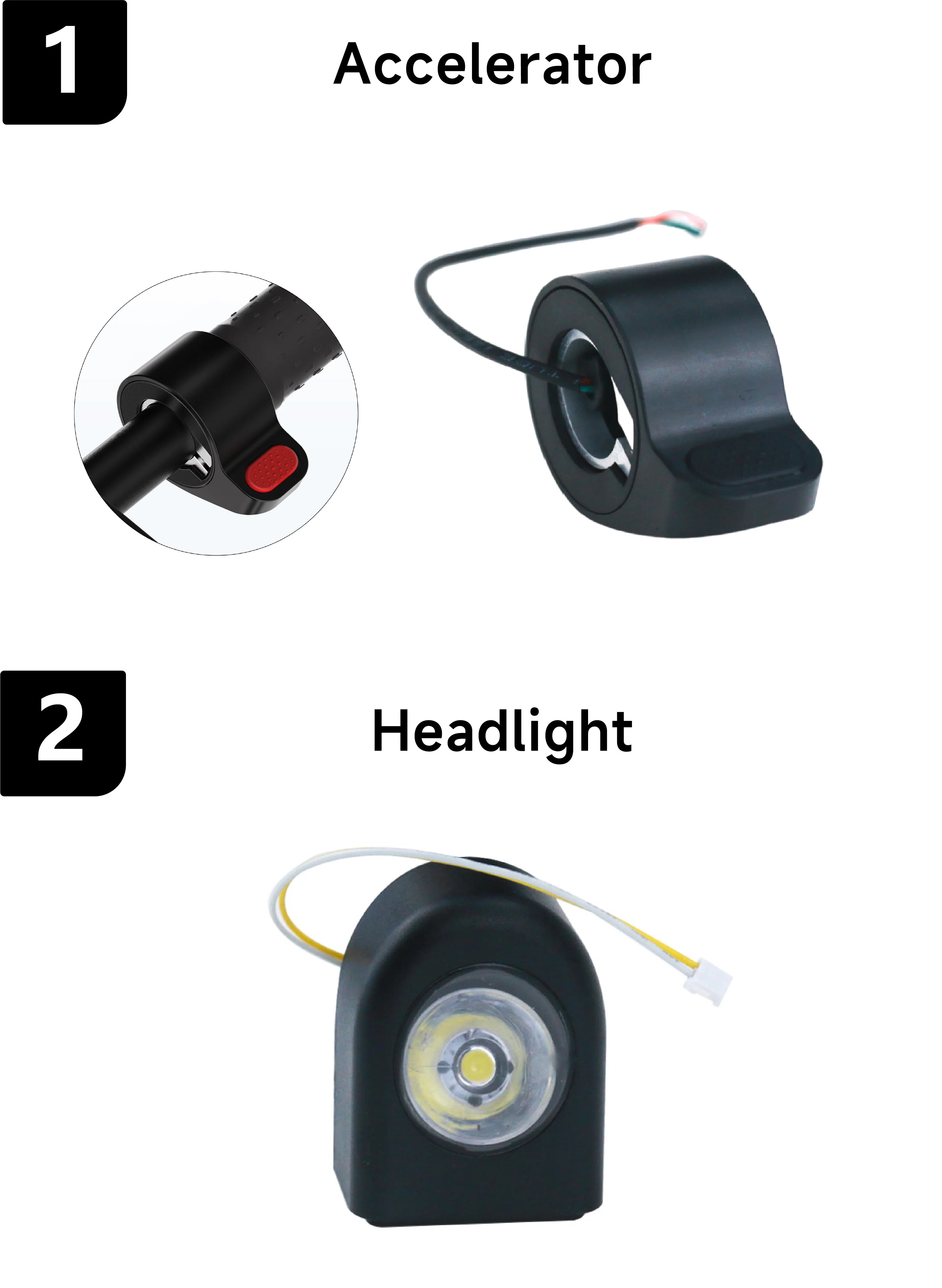Electric Scooter Replacement Accessories