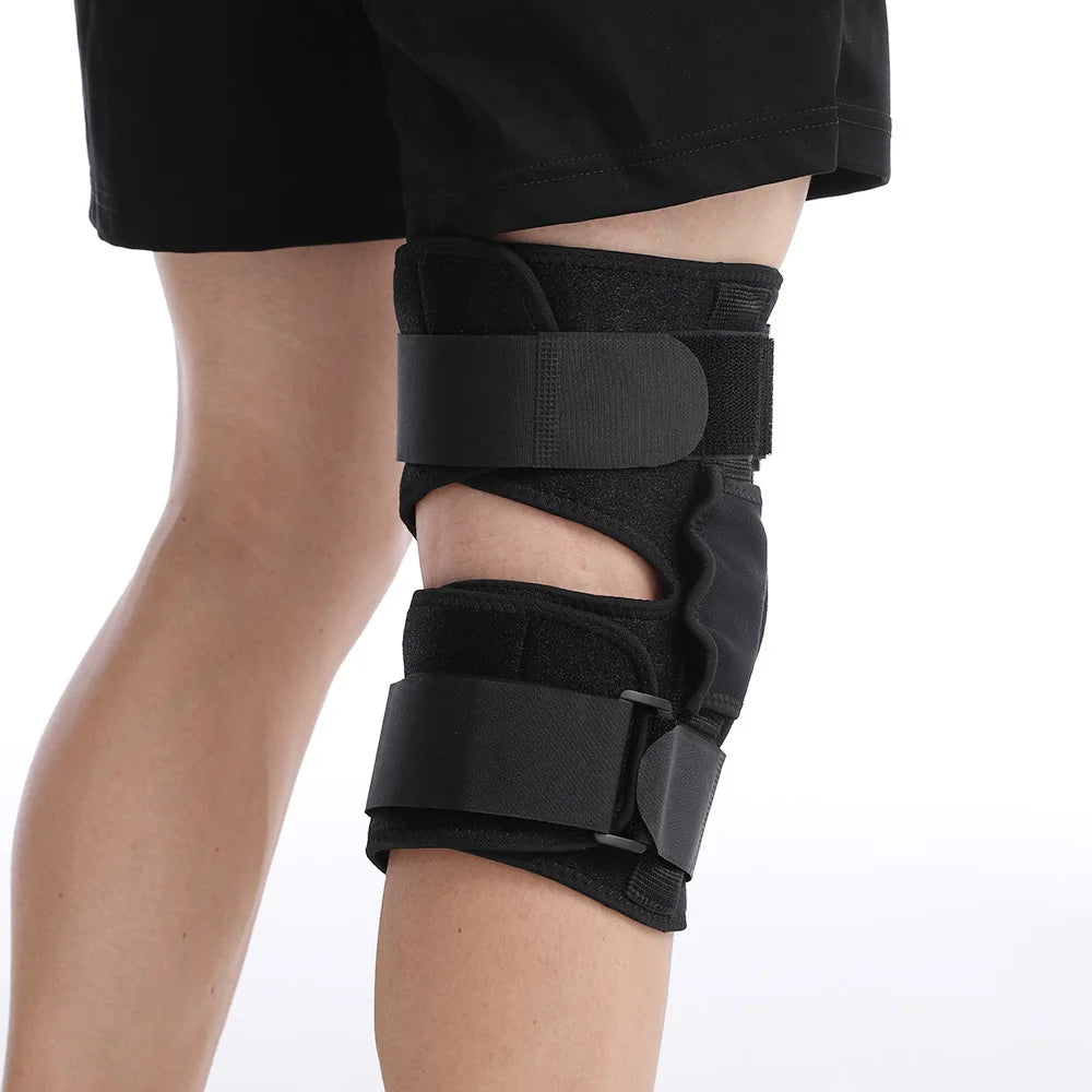Adjustable Orthopedic Knee Support Brace with Open Patella