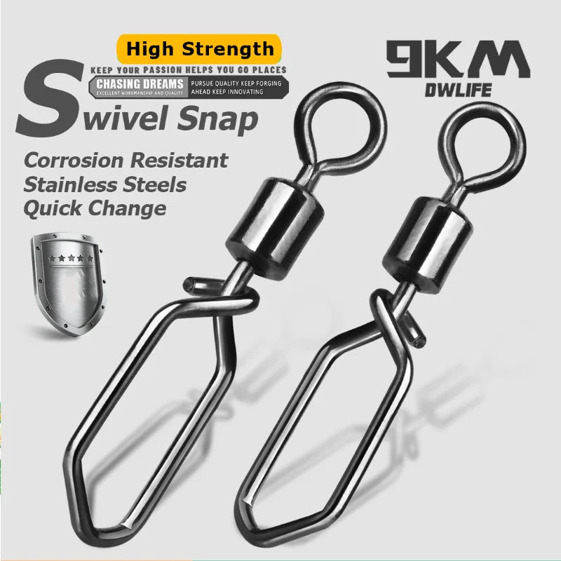 Fishing Swivels with Snap