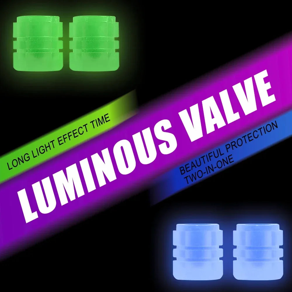 Luminous Tire Valve Caps