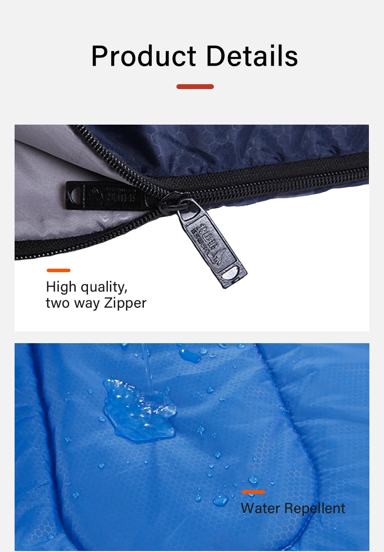 BISINNA Ultralight Waterproof Sleeping Bag | Winter Warm Envelope Backpacking Bag for Camping, Hiking & Travel