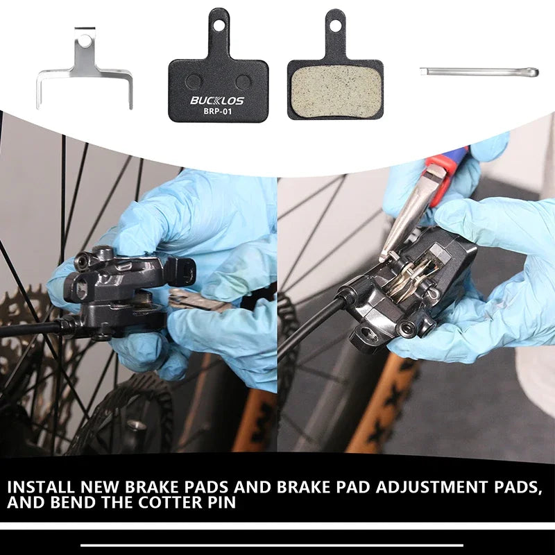 BUCKLOS Resin Bike Brake Pads