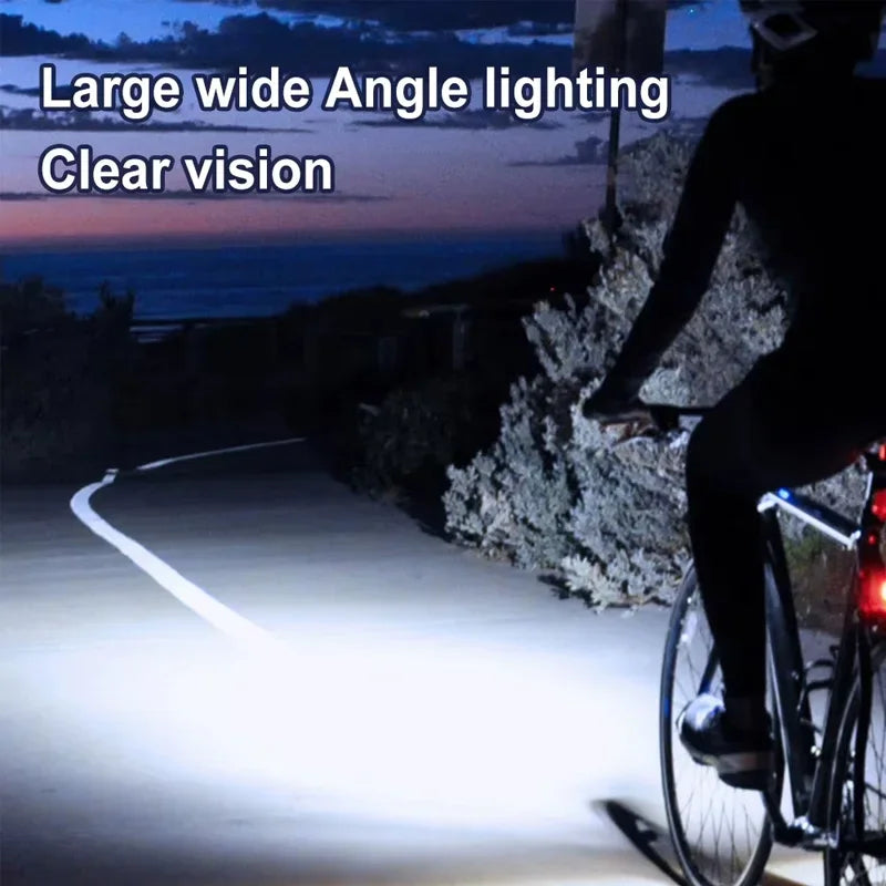 000mAh 2000LM Solar Powered Bike Light