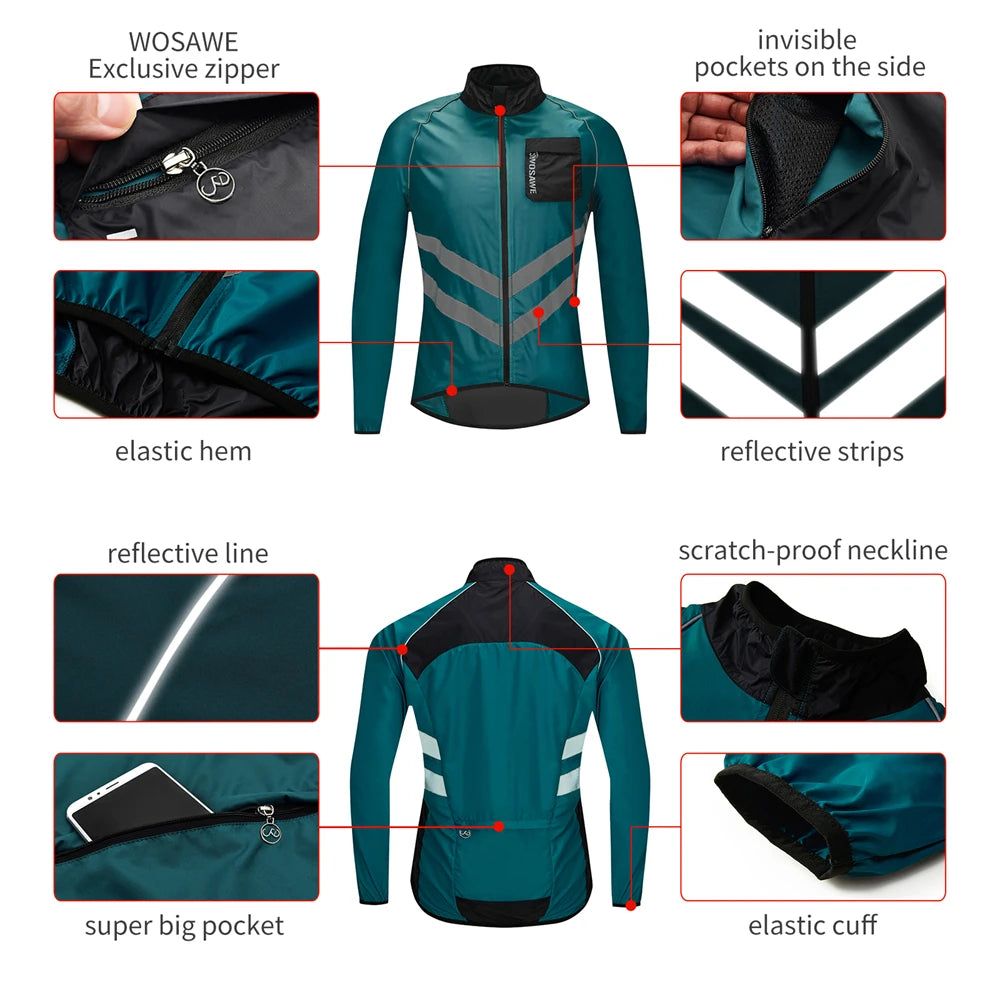 Windproof Cycling Jacket