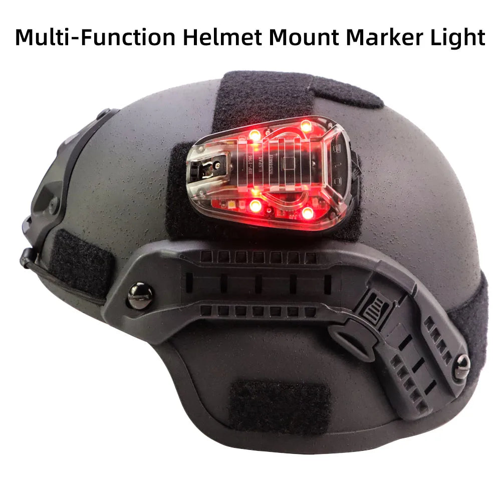 Tactical Helmet Signal Light | Waterproof Strobe Safety Lamp for Hiking, Hunting, Survival, and Outdoor Gear