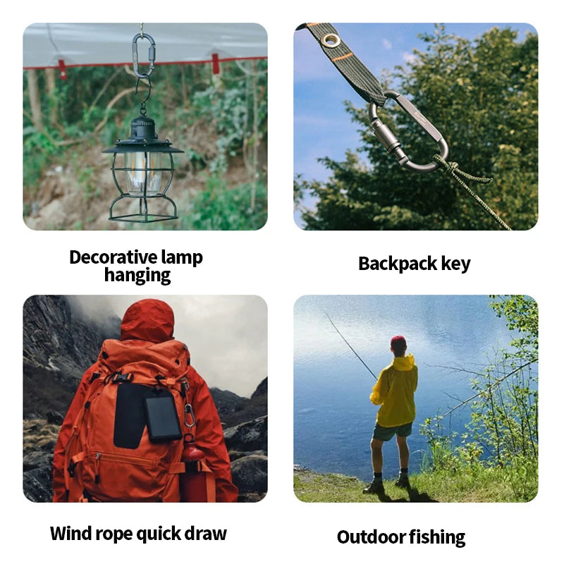 5pcs Tactical Carabiner Set