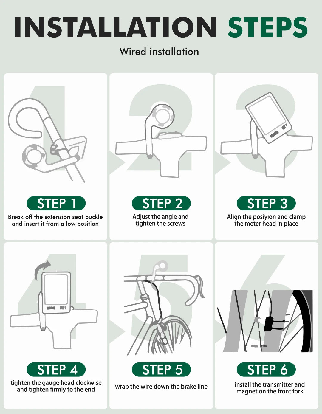UART2 M6C Electric Bike Speedometer